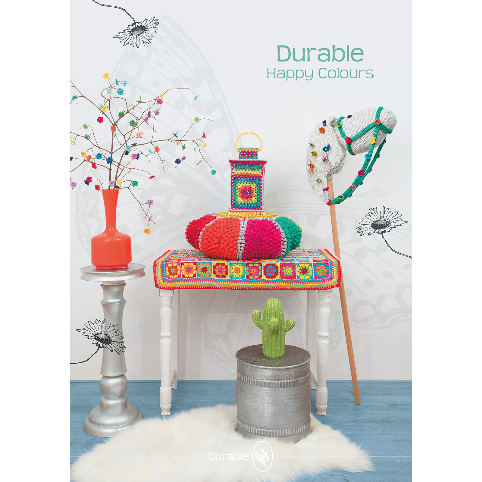 Durable 056.10.P002 Durable patronenposter - lente - Happy Colours - STUK