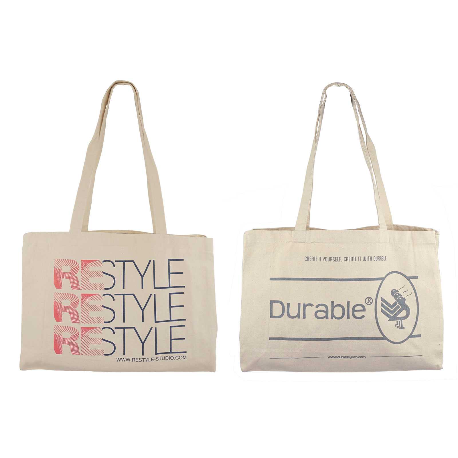 Durable Restyle Tas Katoen Ecru - STUK