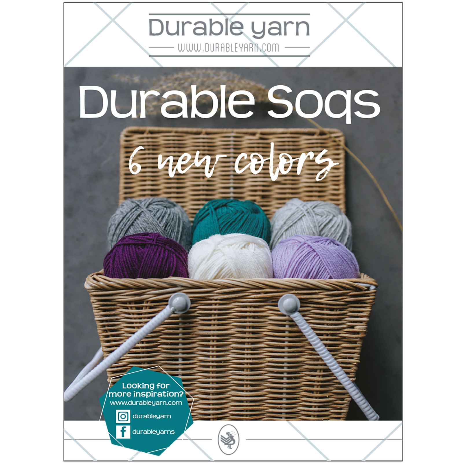 Durable Soqs Tweed promotie pakket - poster en flyers - PAKKET