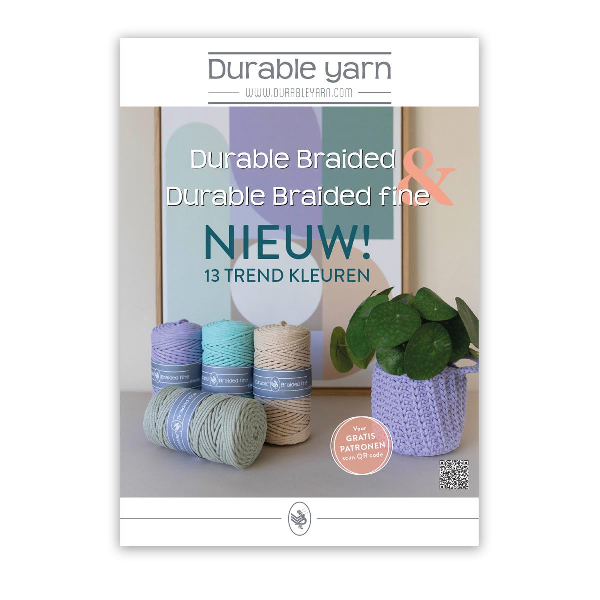 Durable Braided + fine flyers Nederlandstalig nieuwe kleuren - PAKKET