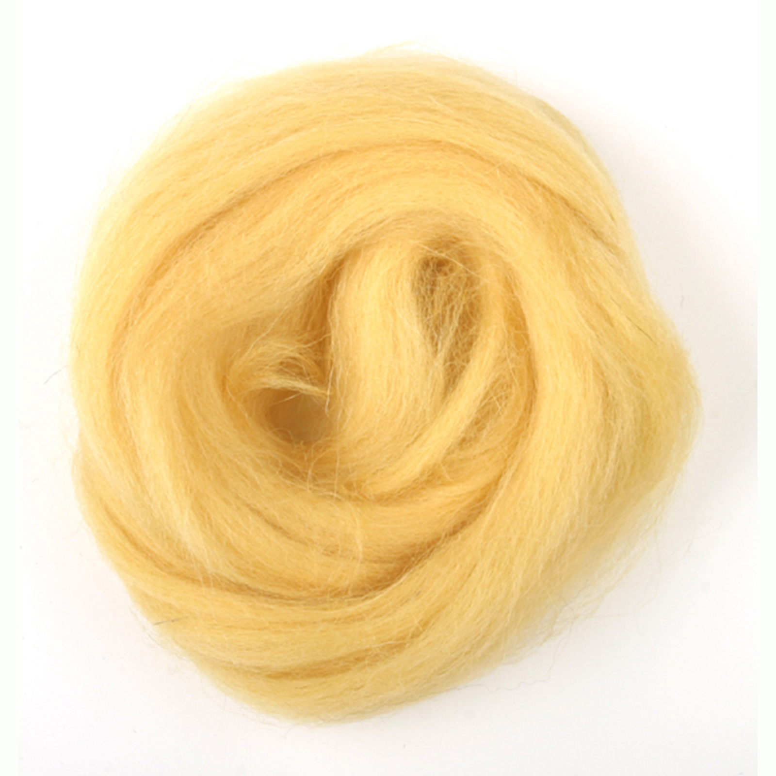 Felting Wool 50 g yellow - STUK