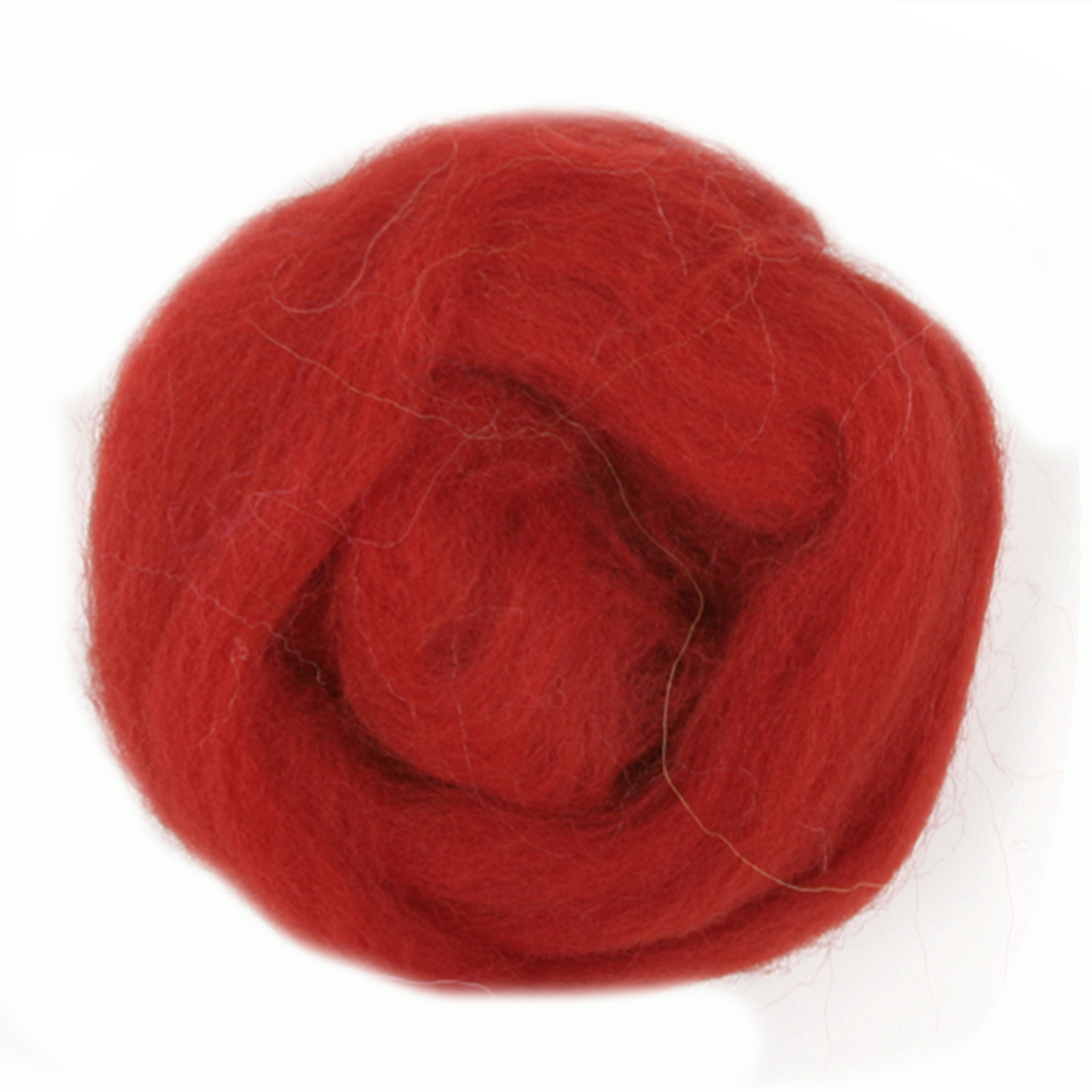 Felting Wool 50 g red - STUK