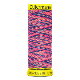 Gütermann 702161 Deco Stitch siersteekgaren multi 70 meter dikte 70 - Kleur 9819