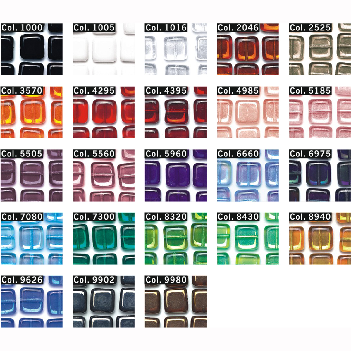 Gütermann 603848 Kwadraatparels - STUK