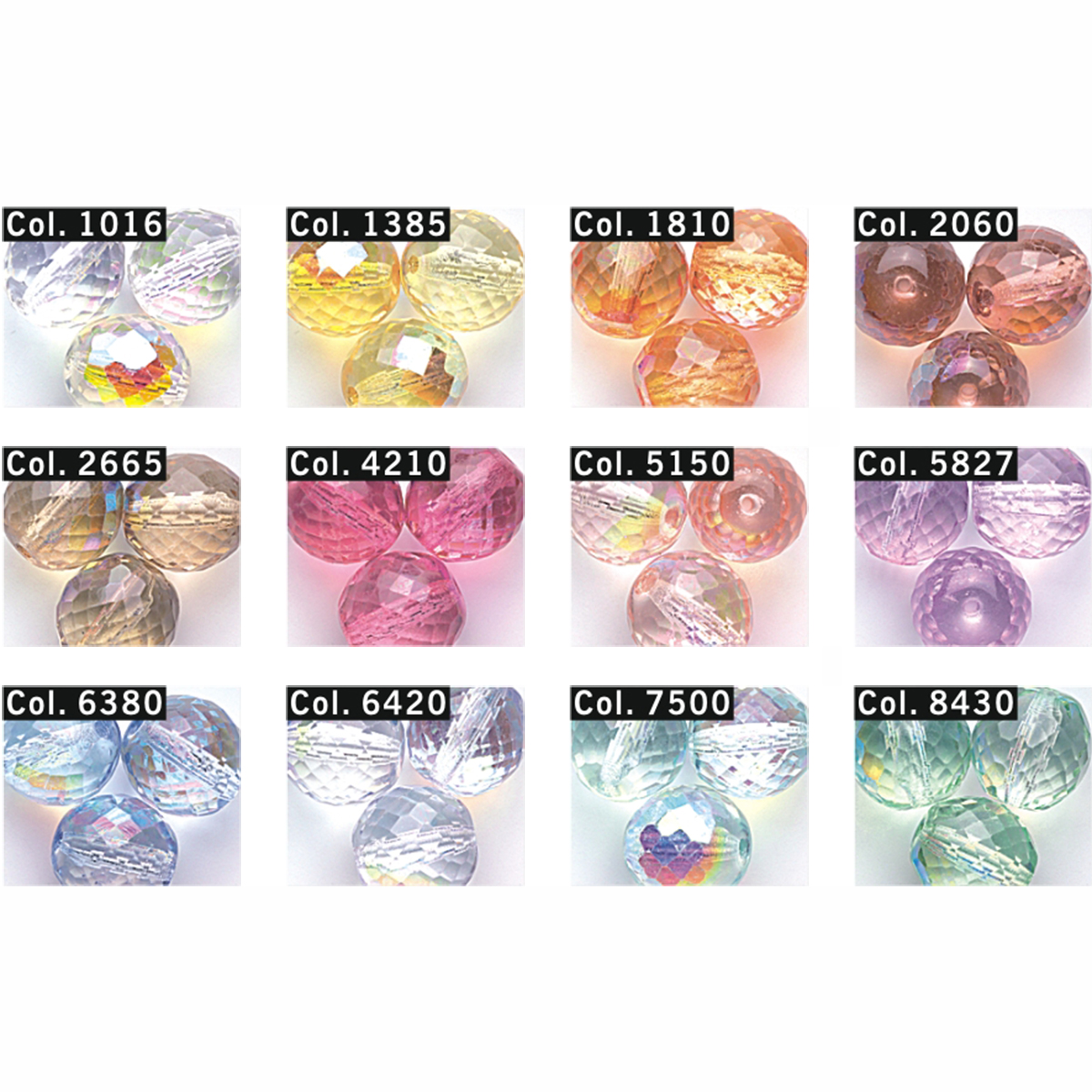 Gütermann 614491 Facetkogel 14mm - STUK