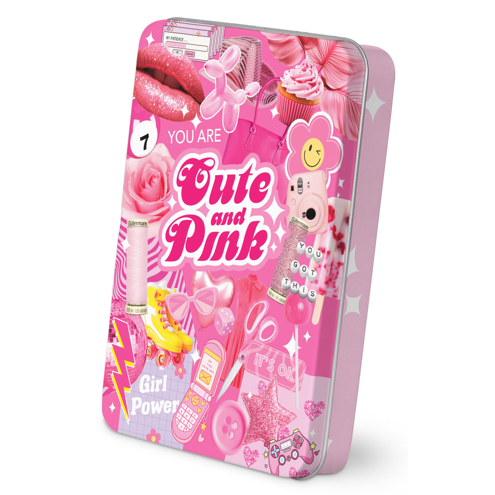 Gutermann 640960 Naaigarenset met 7 conen Allesnaaigaren 100m en een coon metallic effectgaren - SET