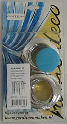 Antex 329763 Home Deco Klikring 35mm chroom 8 stuks - Kaart