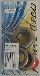 Antex 329765 Home Deco Klikring 35mm graniet 8 stuks - Kaart