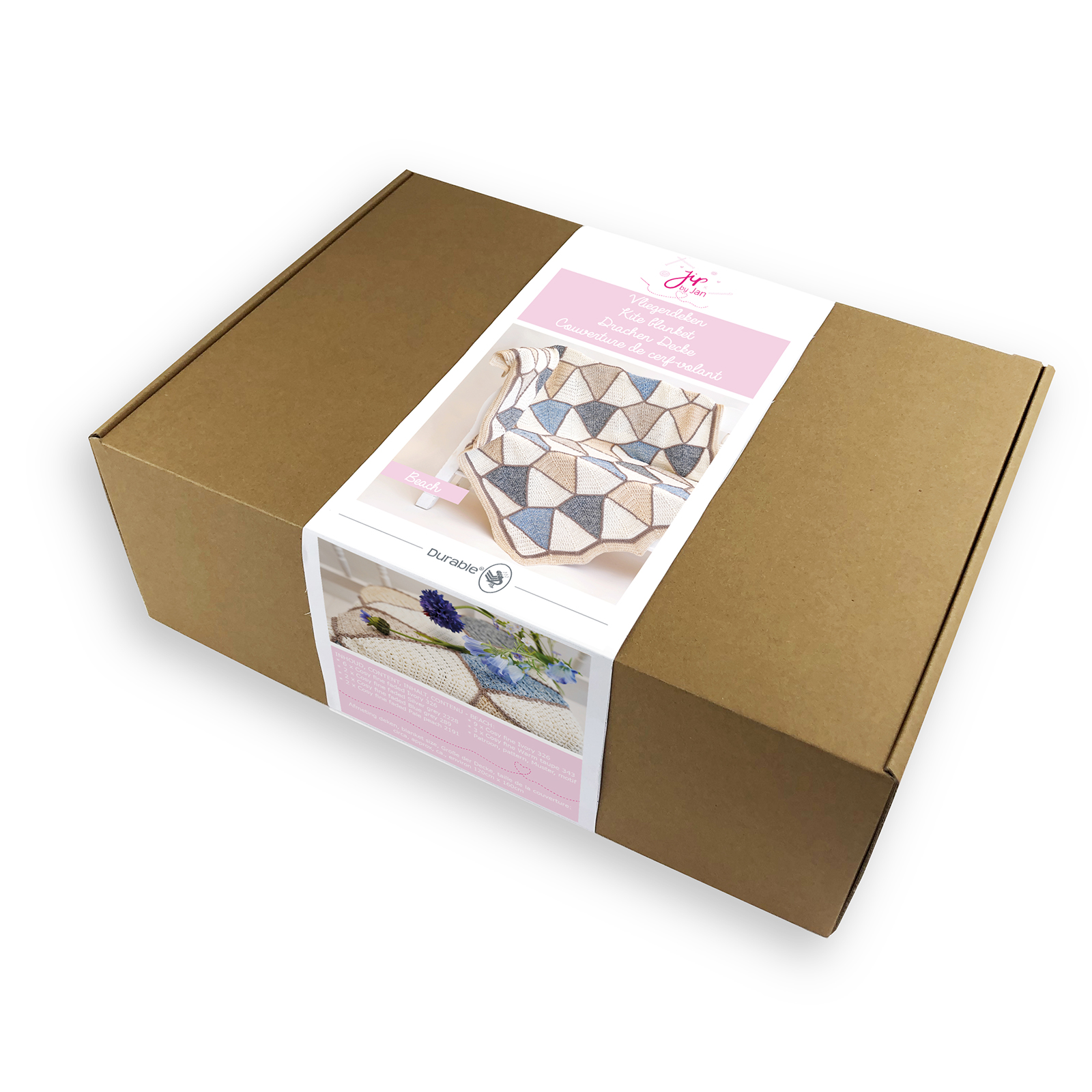 Jip by Jan 014.224 Haakpakket vliegerdeken kleurvariant beach - PAKKET