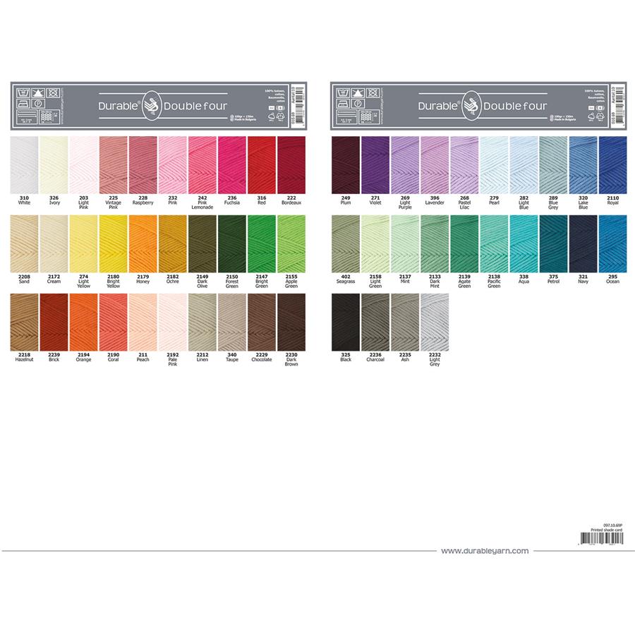 Kleurkaart Print Durable Double Four 010.69 - STUK