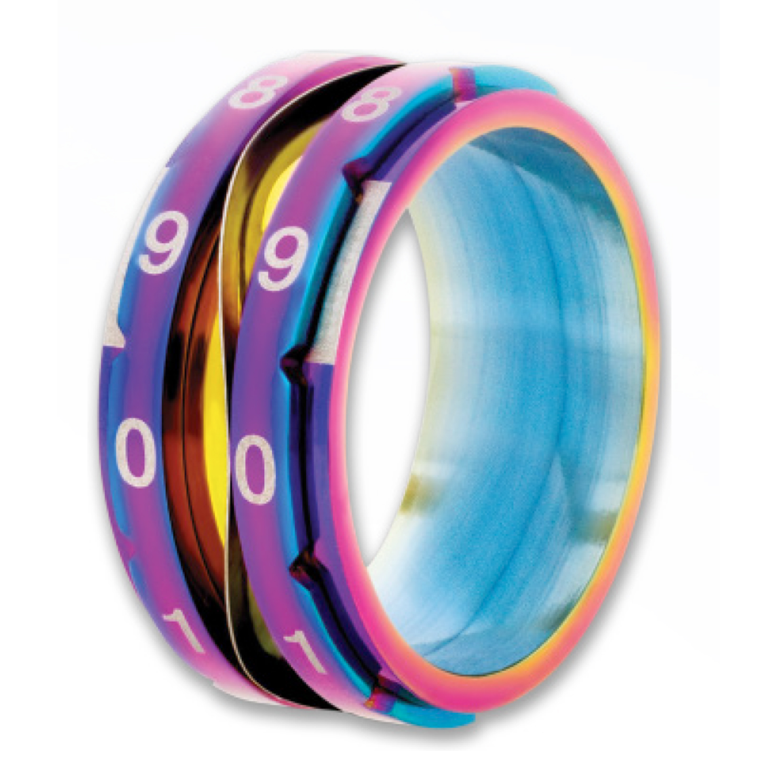 KnitPro 10431 Rainbow Row Counter Rings Maat7 (17,3 mm-InnerID) - Kaart