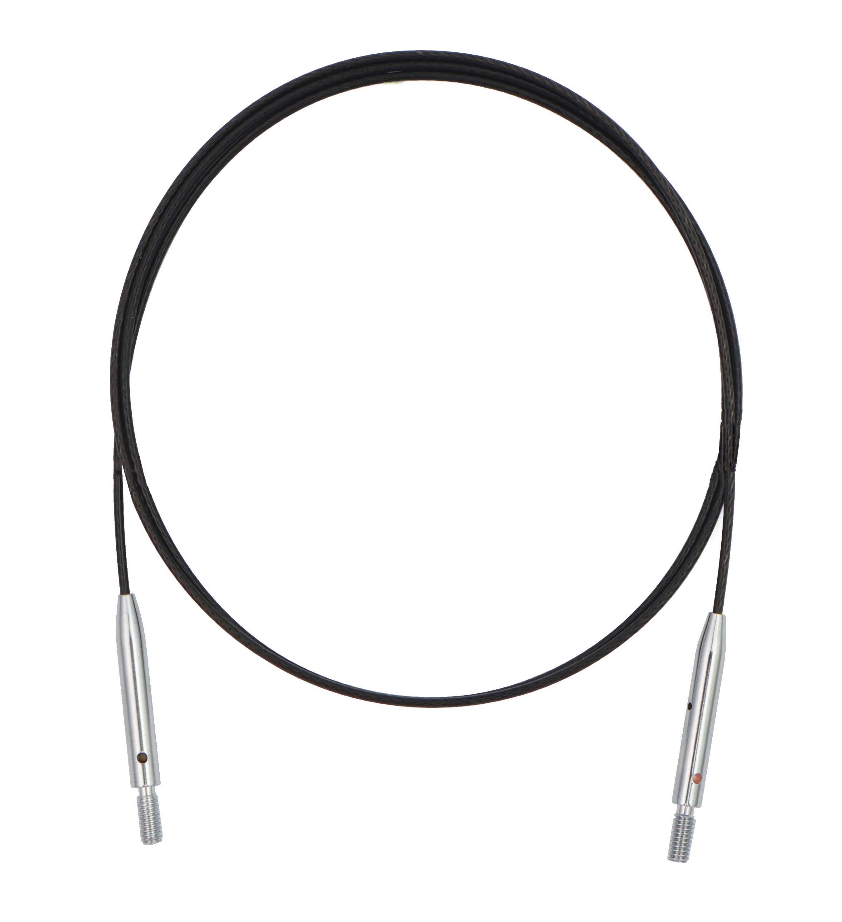 Knitpro 10591 Zwarte kabel 20cm om 40cm verwisselbare naalden te maken - Kaart