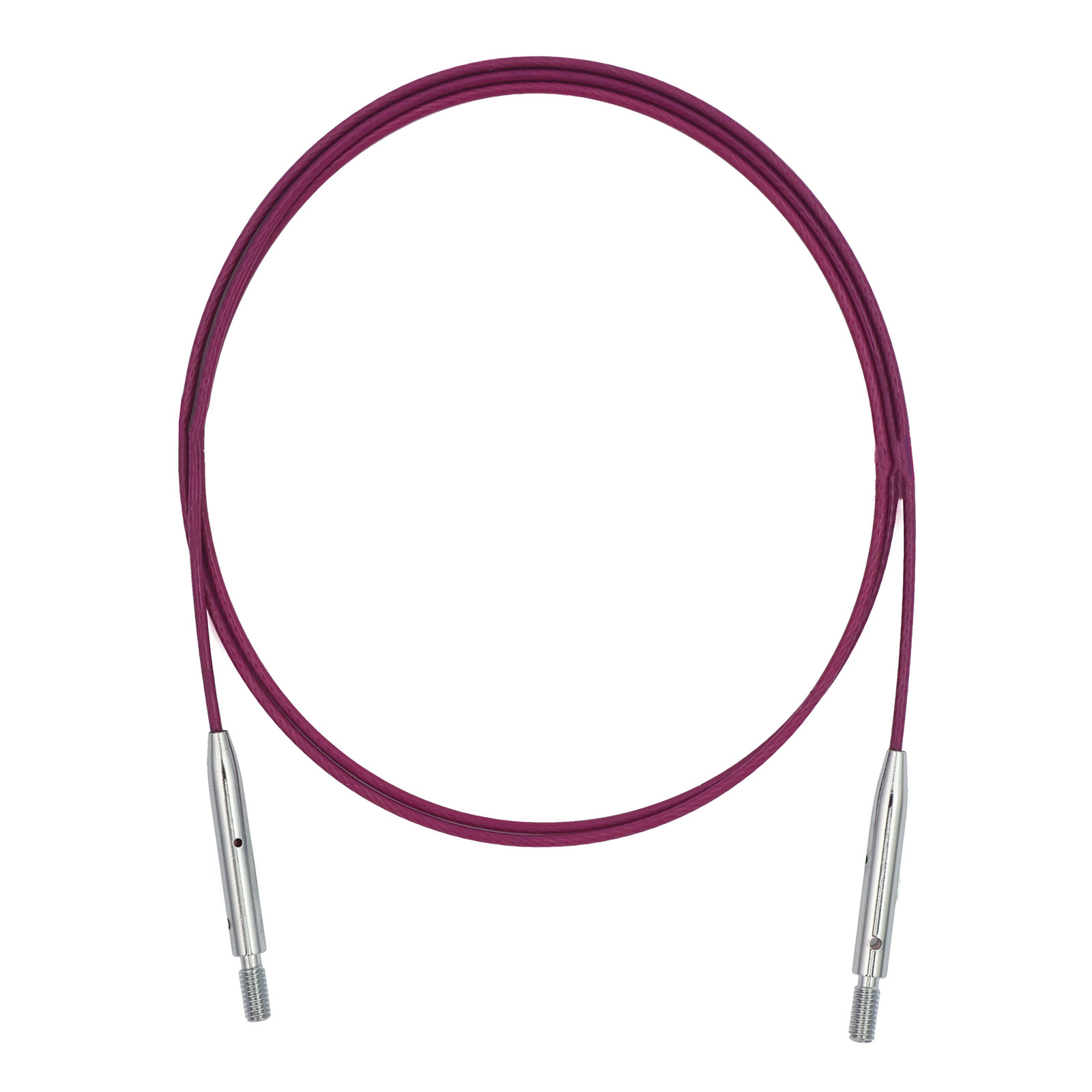 Knitpro 10691 Paarse kabel 20cm om 40cm verwisselbare naalden te maken - Kaart