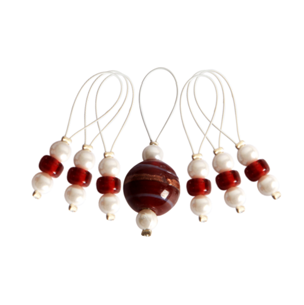 KnitPro 10935 ZOONI Stekenmarkeerringen, set van 7 kleuren Amaryllis - Kaart