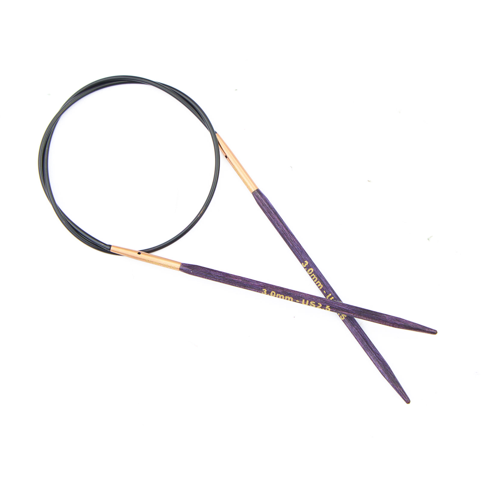 Knitpro 19071 Jádore rondbreinaald 80 cm 3 mm - Kaart