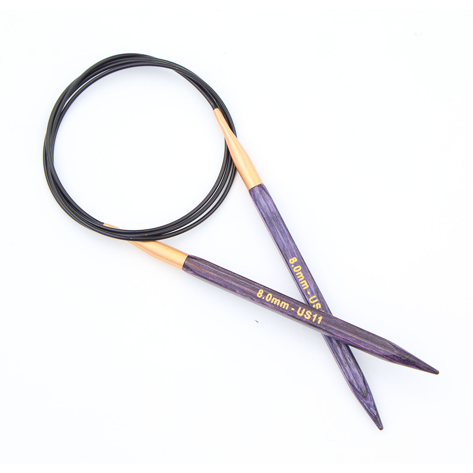 Knitpro 19082 Jádore rondbreinaald 80 cm 8 mm - Kaart