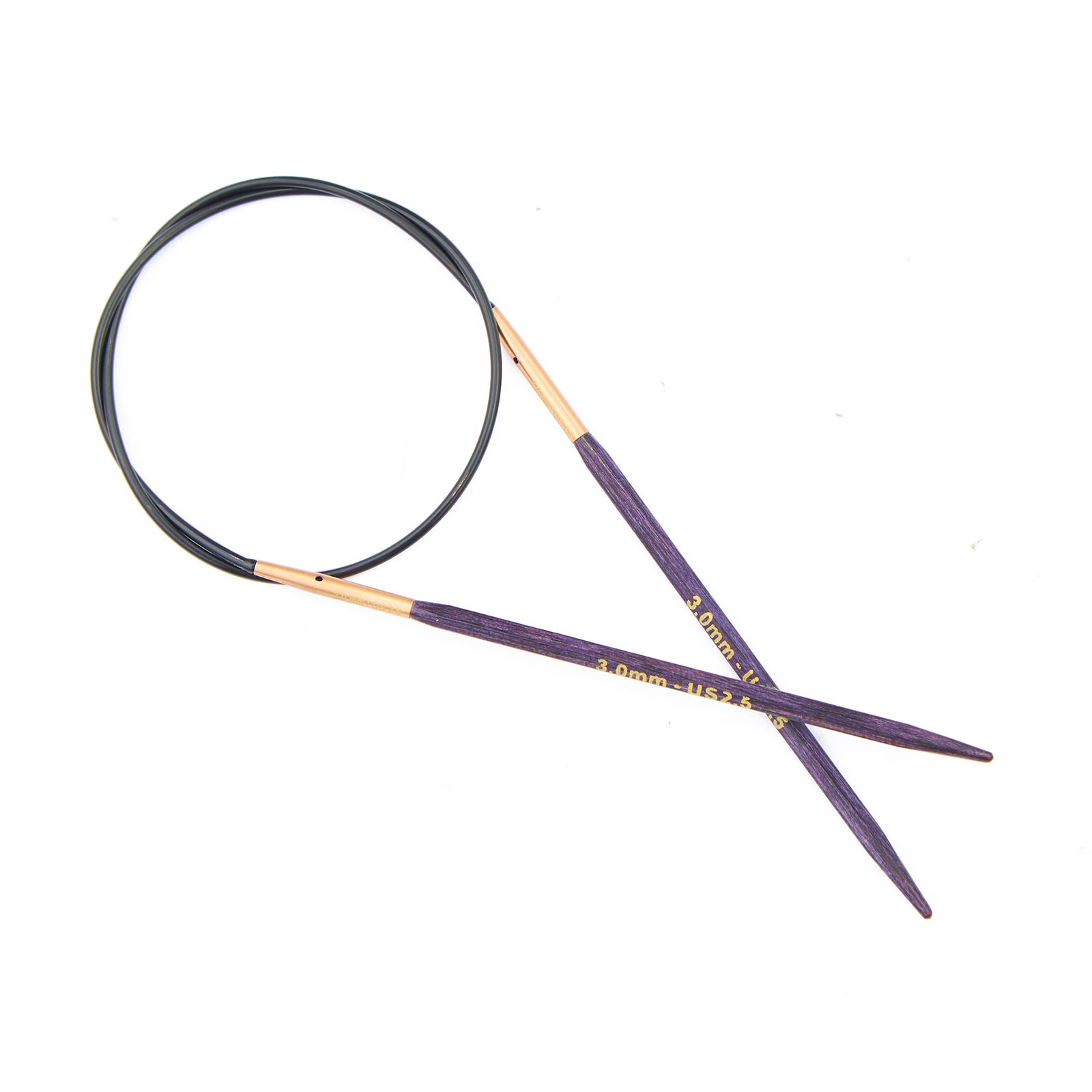 Knitpro 19091 Jádore rondbreinaald 100 cm 3 mm - Kaart