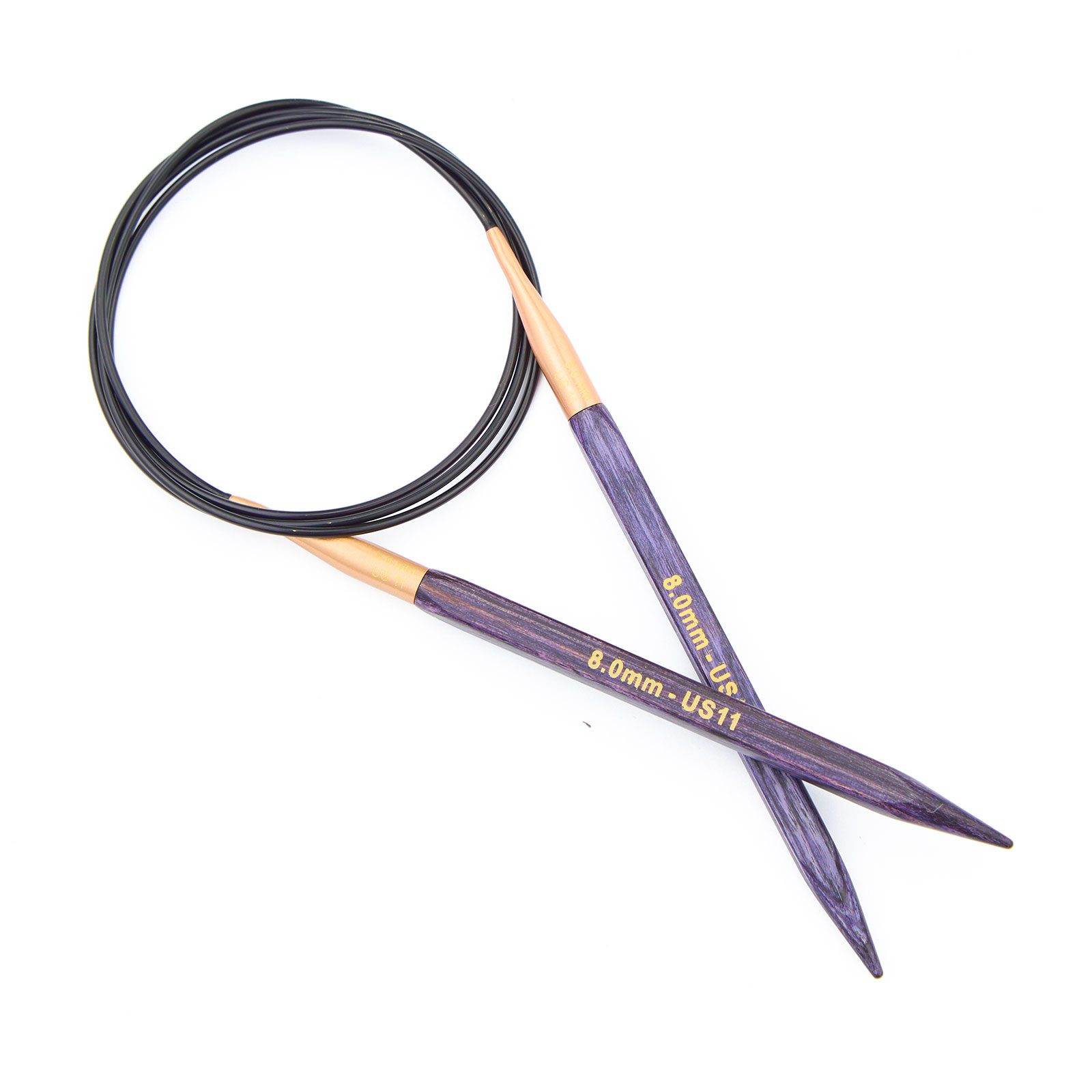 Knitpro 19102 Jádore rondbreinaald 100 cm 8 mm - Kaart