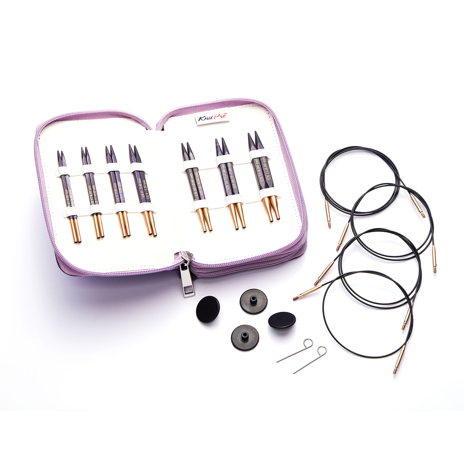 Knitpro 19302 Jádore Cubics Speciaal Deluxe Verwisselbare breinaaldenset 10 cm - SET