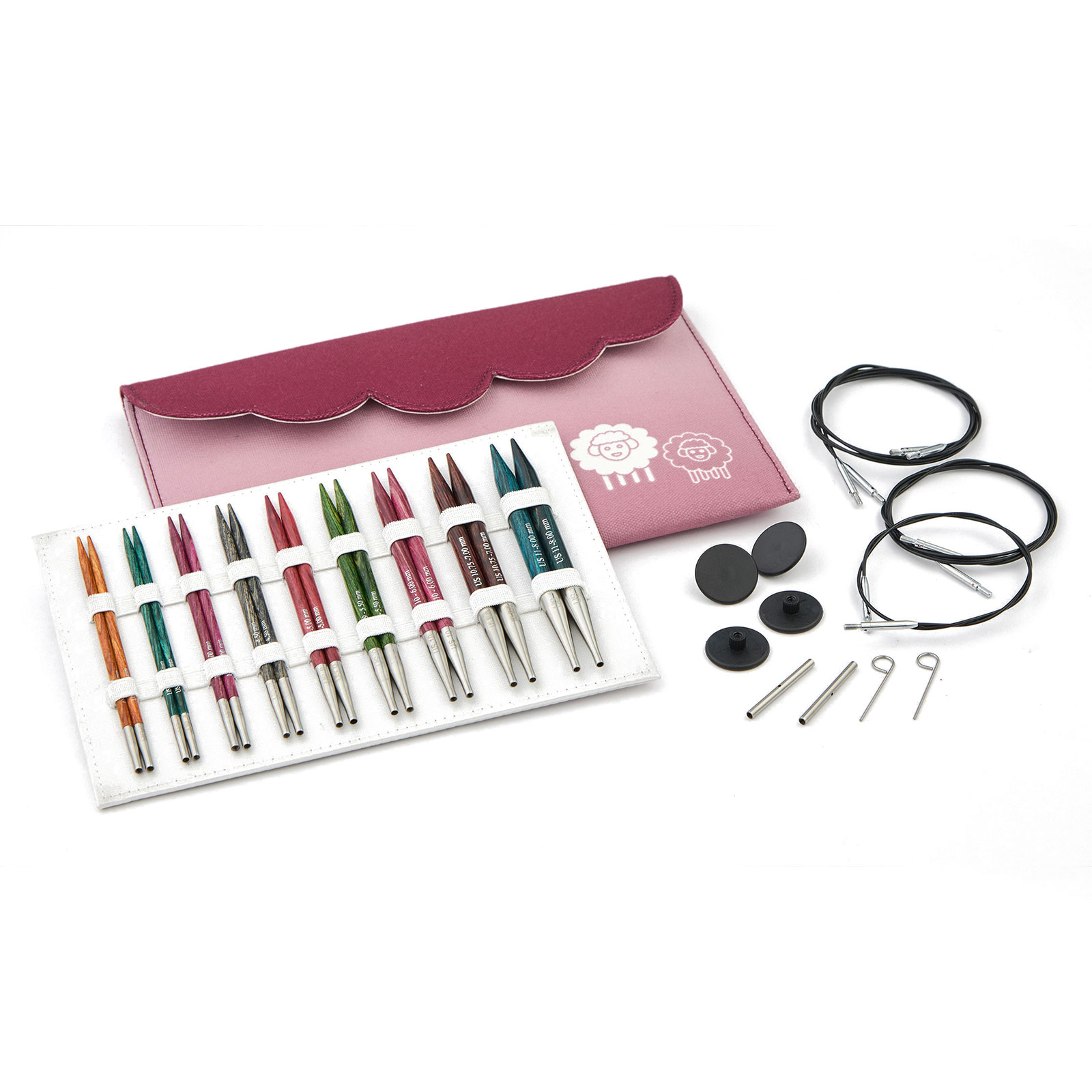 Knitpro 200633 Dreamz Deluxe normaal verwisselbare breinaaldenset 13 cm - SET