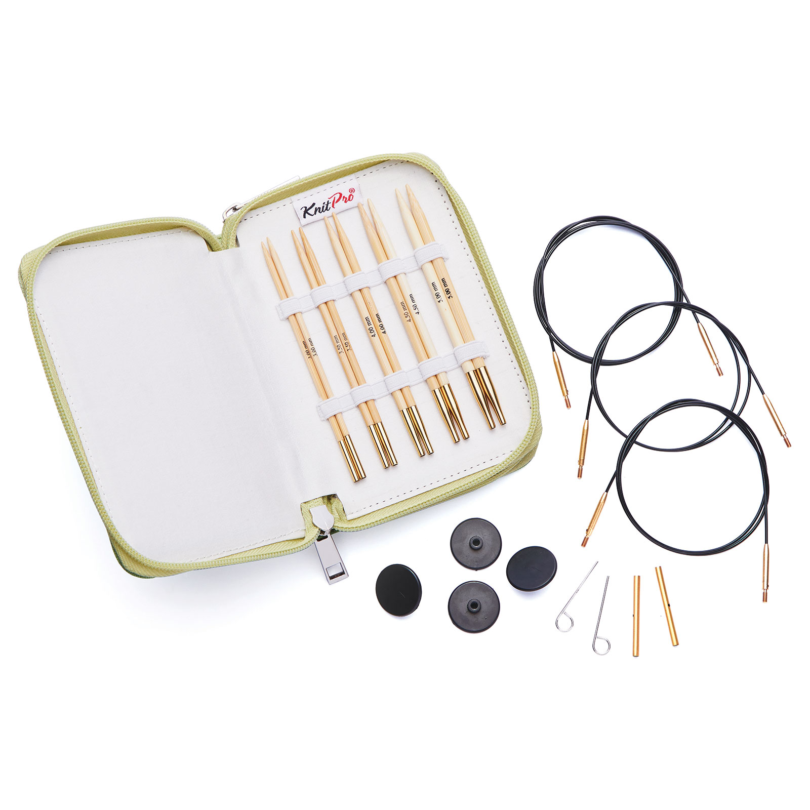 KnitPro 22552 Bamboo verwisselbare starter breinaaldenset - SET