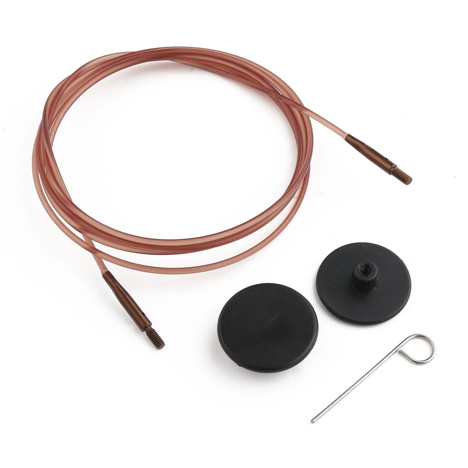 Knitpro 31297 Bruine Kabel 126 cm om 150 cm verwisselbare breinaalden te maken - Kaart