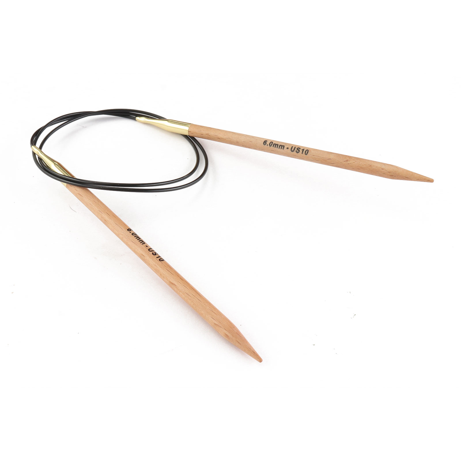 Knitpro 35342 Basic Beech rondbreinaald 100 cm 6,00 mm - Kaart