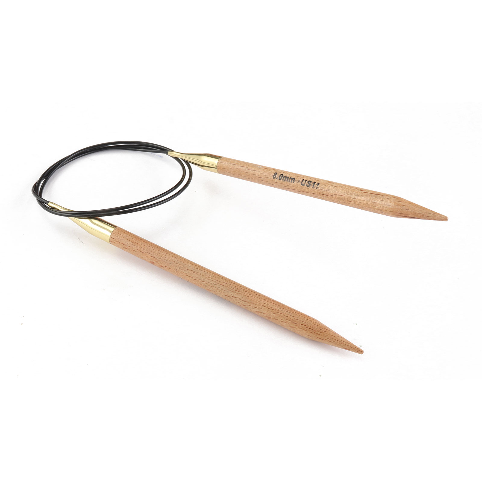 Knitpro 35345 Basic Beech rondbreinaald 100 cm 8,00 mm - Kaart