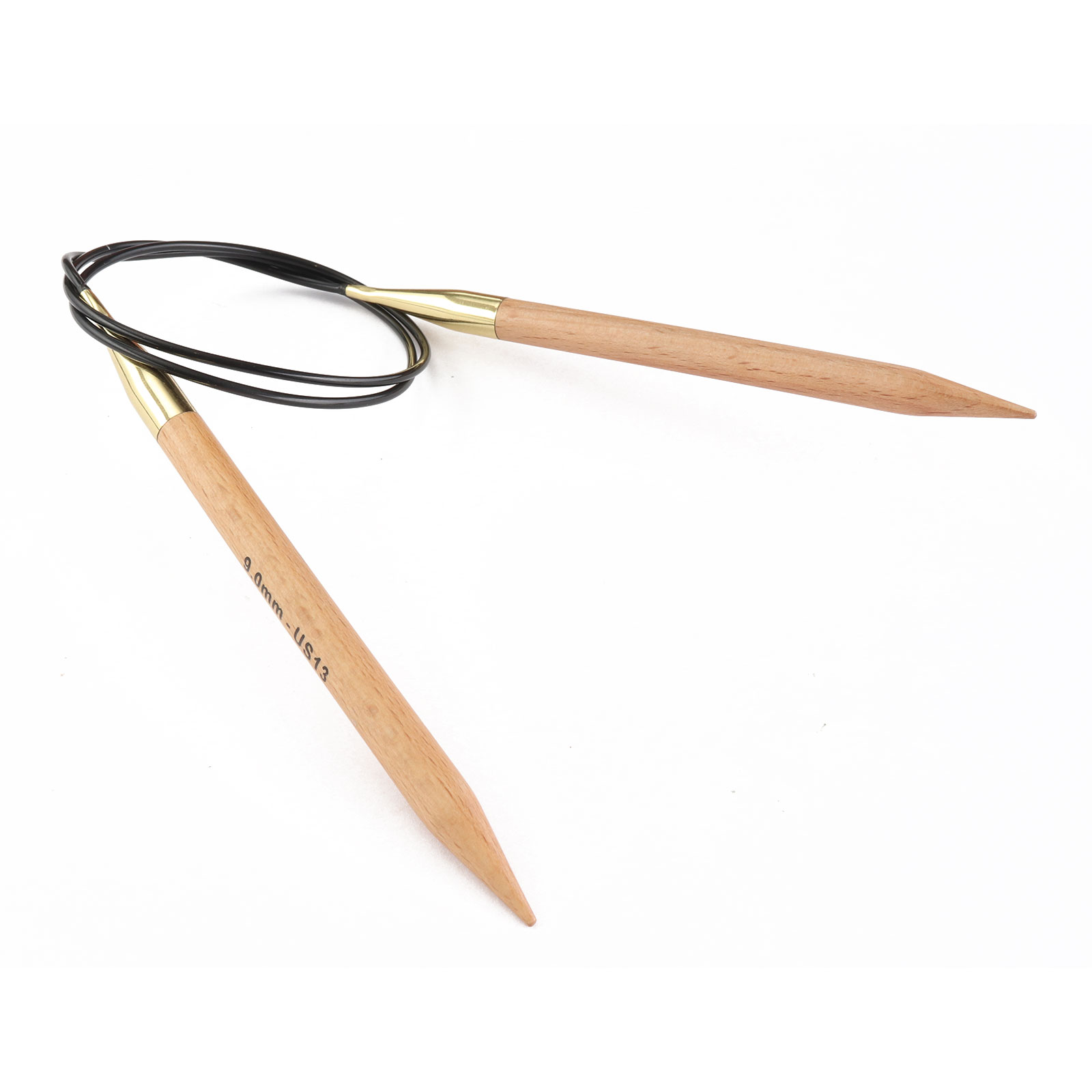 Knitpro 35346 Basic Beech rondbreinaald 100 cm 9,00 mm - Kaart