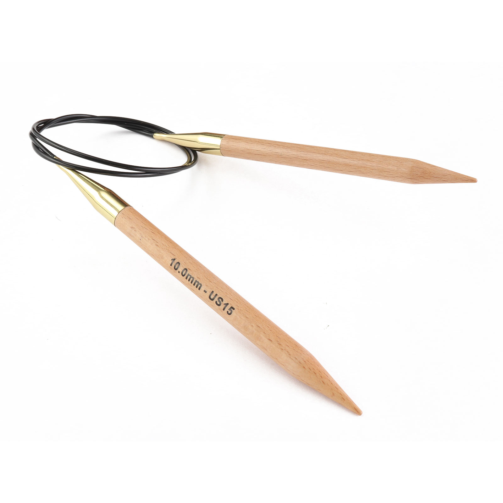 Knitpro 35347 Basic Beech rondbreinaald 100 cm 10,00 mm - Kaart