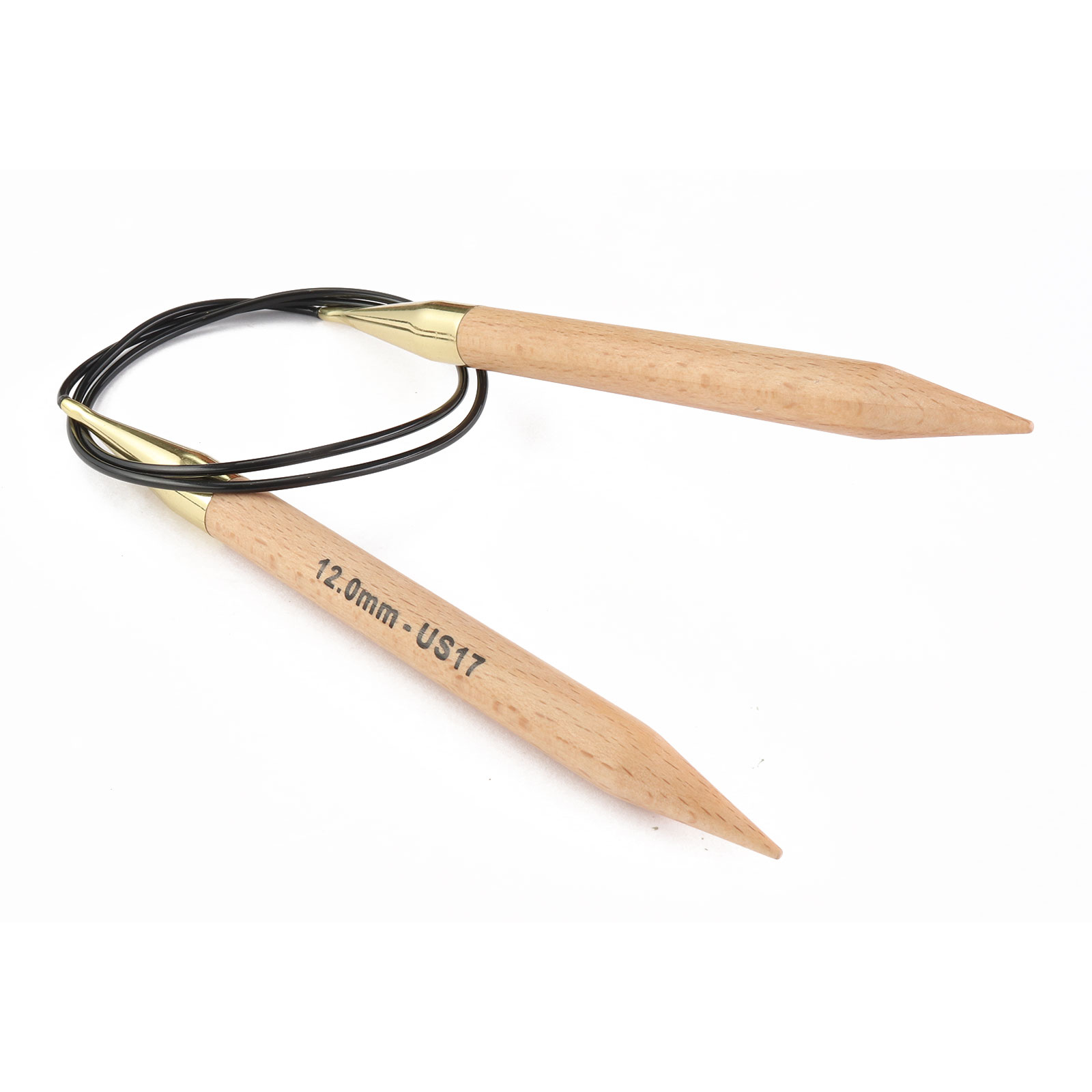 Knitpro 35348 Basic Beech rondbreinaald 100 cm 12.00 mm - Kaart