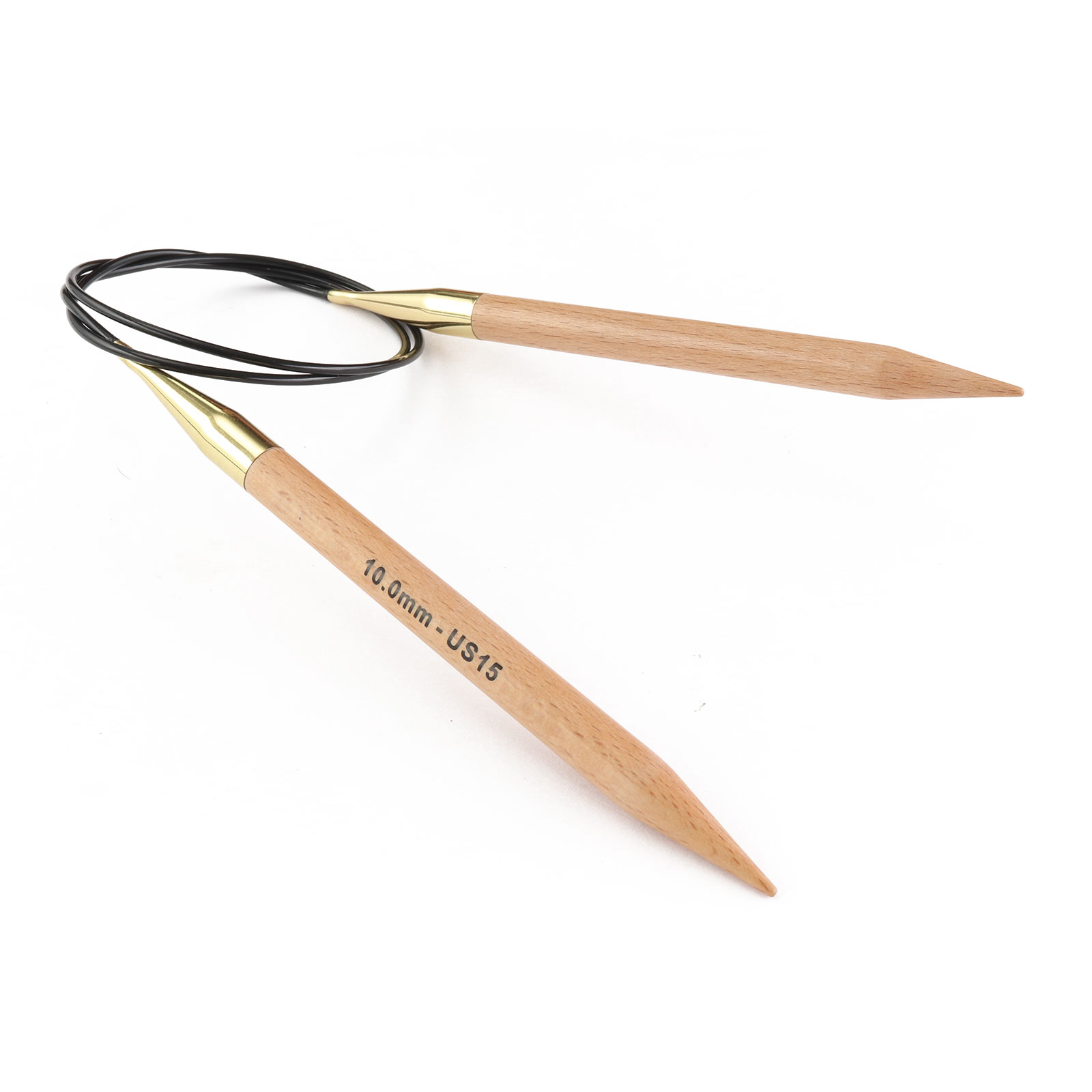 Knitpro 35357 Basix Beech rondbreinaald 120 cm 10 mm - Kaart