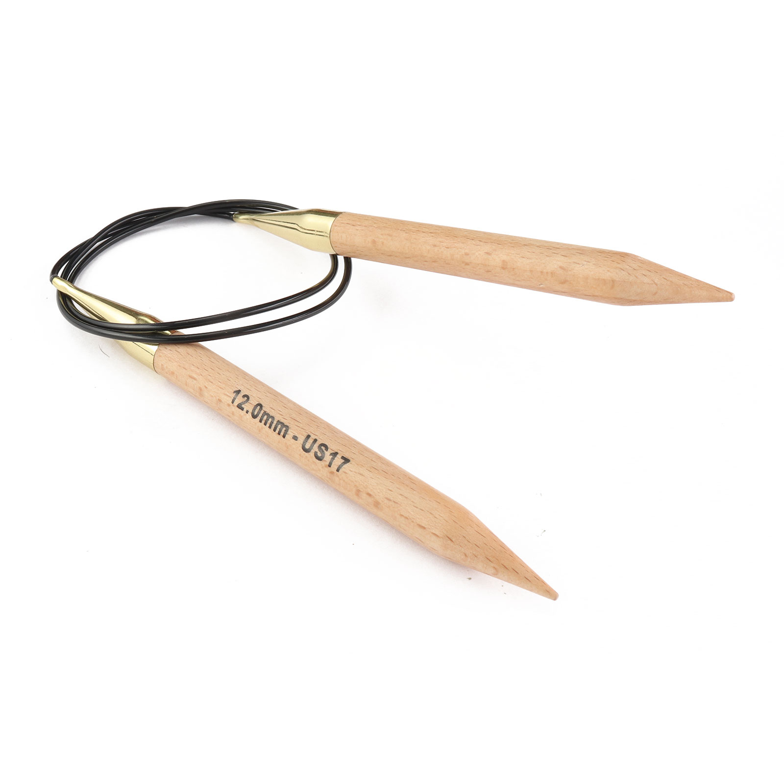 Knitpro 35358 Basix Beech rondbreinaald 120 cm 12 mm - Kaart