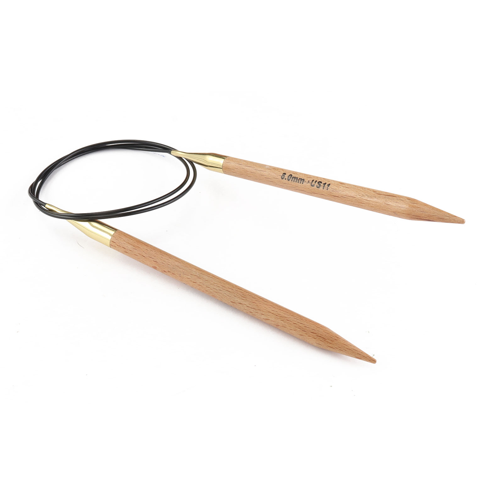 Knitpro 35365 Basix Beech rondbreinaald 150 cm 8 mm - Kaart