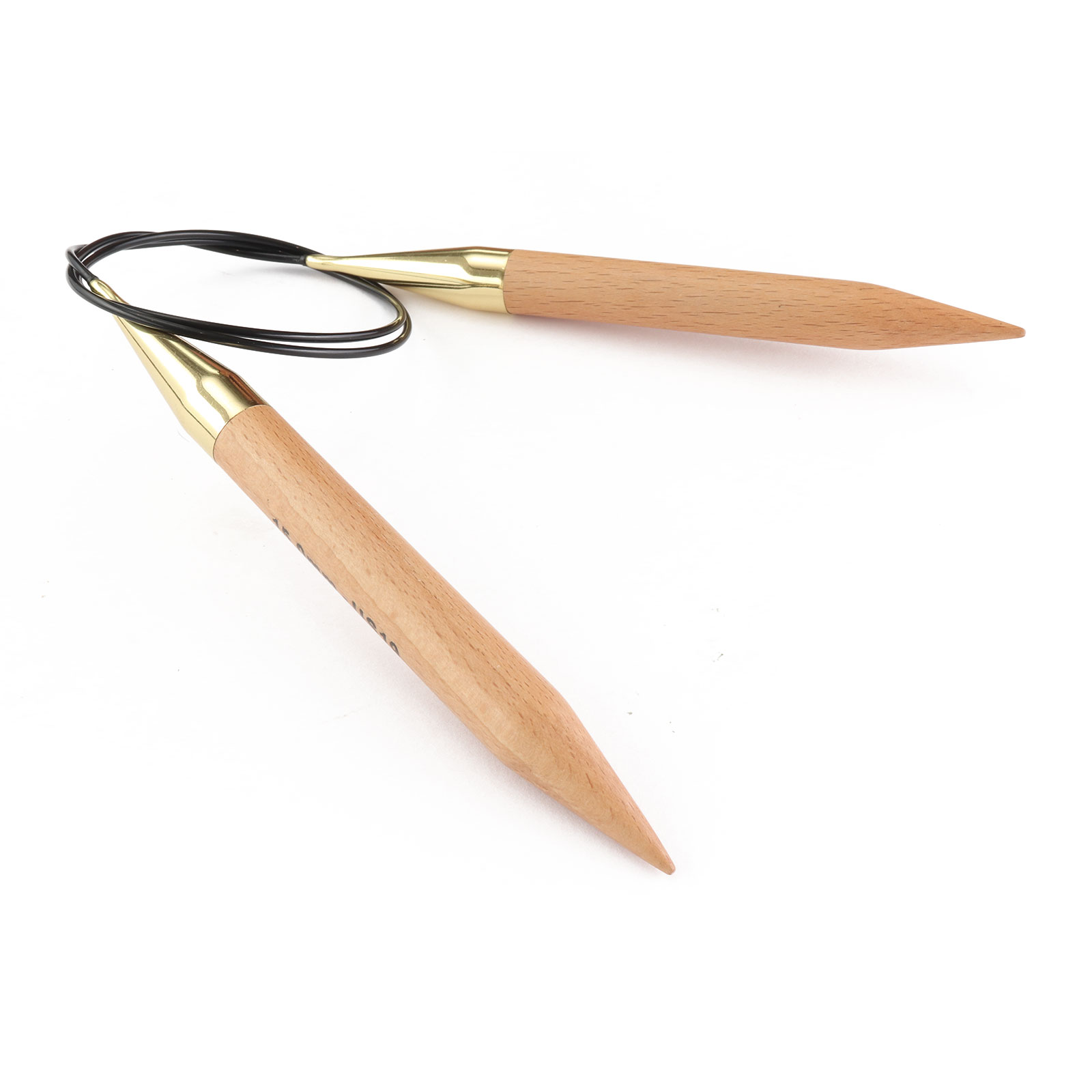 Knitpro 35368 Basix Beech rondbreinaald 150 cm 12 mm - Kaart