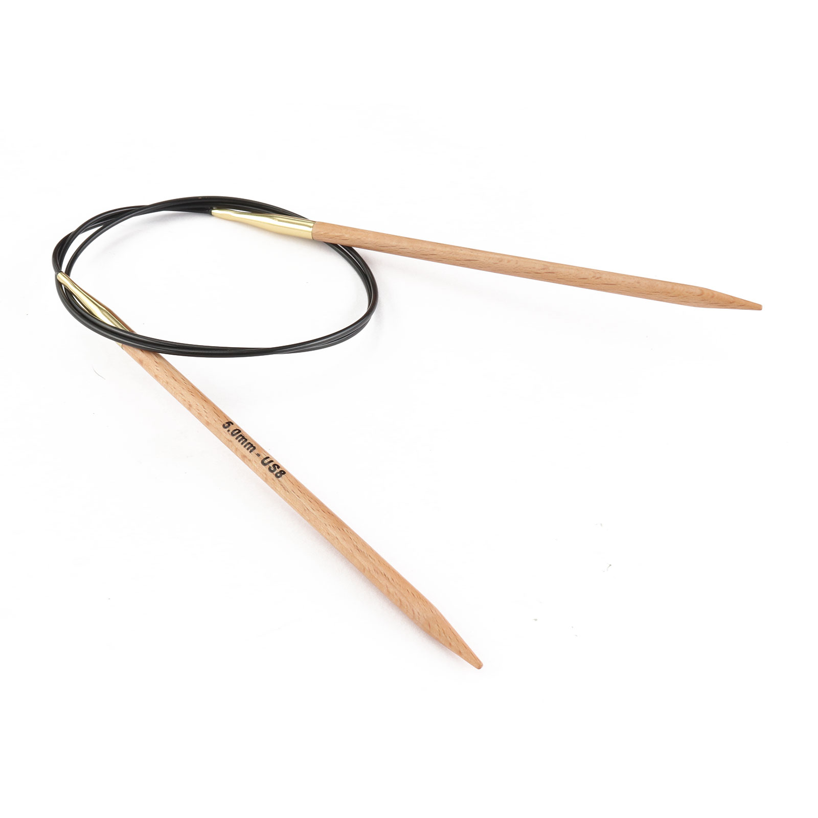 Knitpro 35406 Basix Beech rondbreinaald 120 cm 5 mm - Kaart