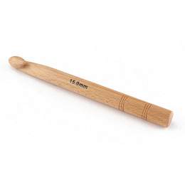 Knitpro 35709 Basix Enkelzijdige Haaknaald 15mm - Kaart