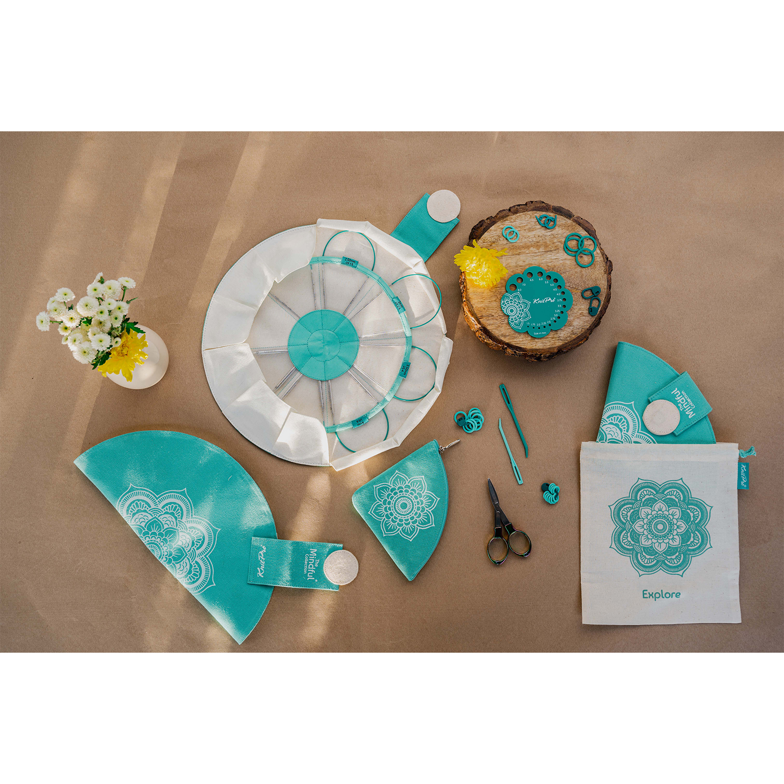 Knitpro 36320 Mindful Rondbreinaaldenset 25 cm 2 t/m 6 mm: 8 maten - SET