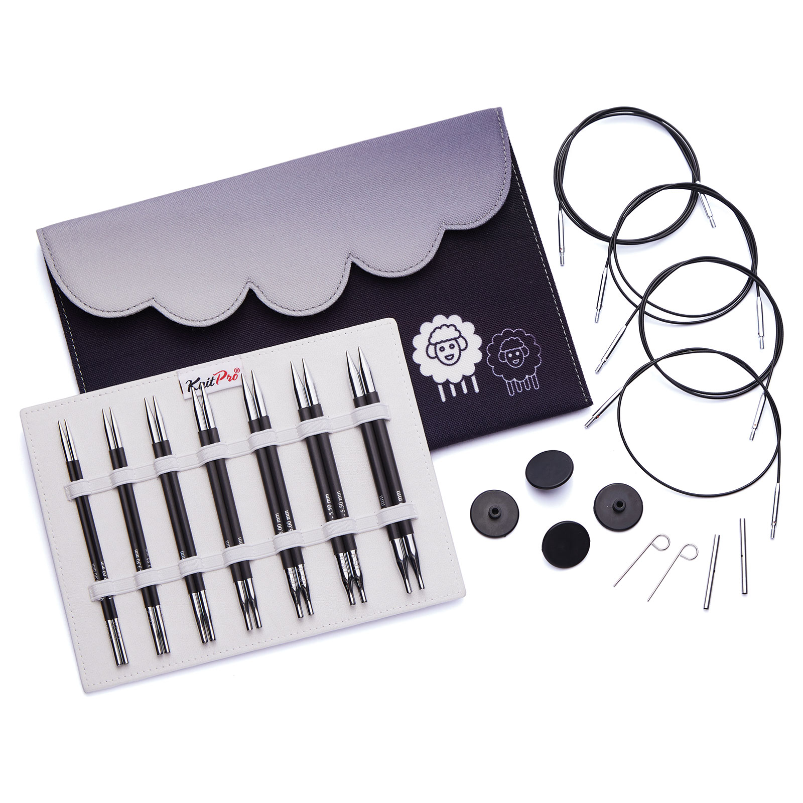 KnitPro 41631 Karbonz verwisselbare breinaaldenset - SET