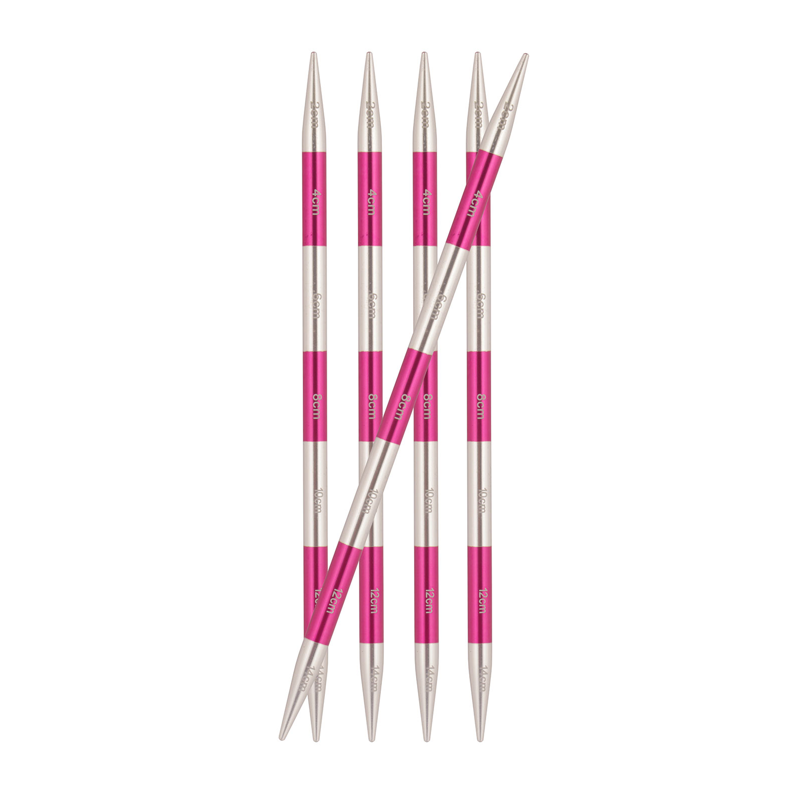 KnitPro 42002 Smartstix sokkennaalden 14 cm (roze) 2,25 mm - Kaart