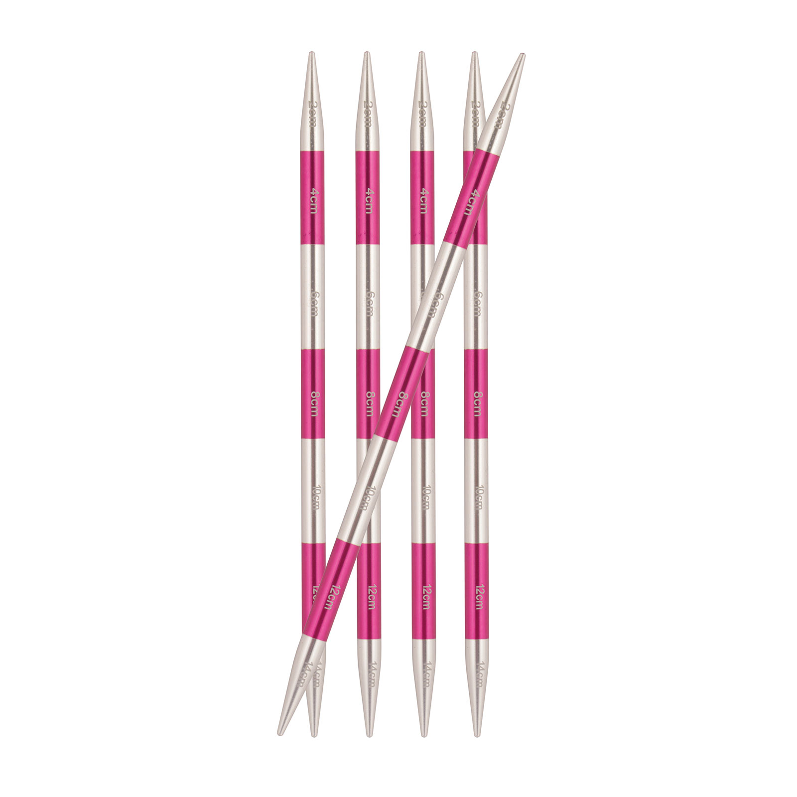 KnitPro 42007 Smartstix sokkennaalden 14 cm (roze) 3,50 mm - Kaart