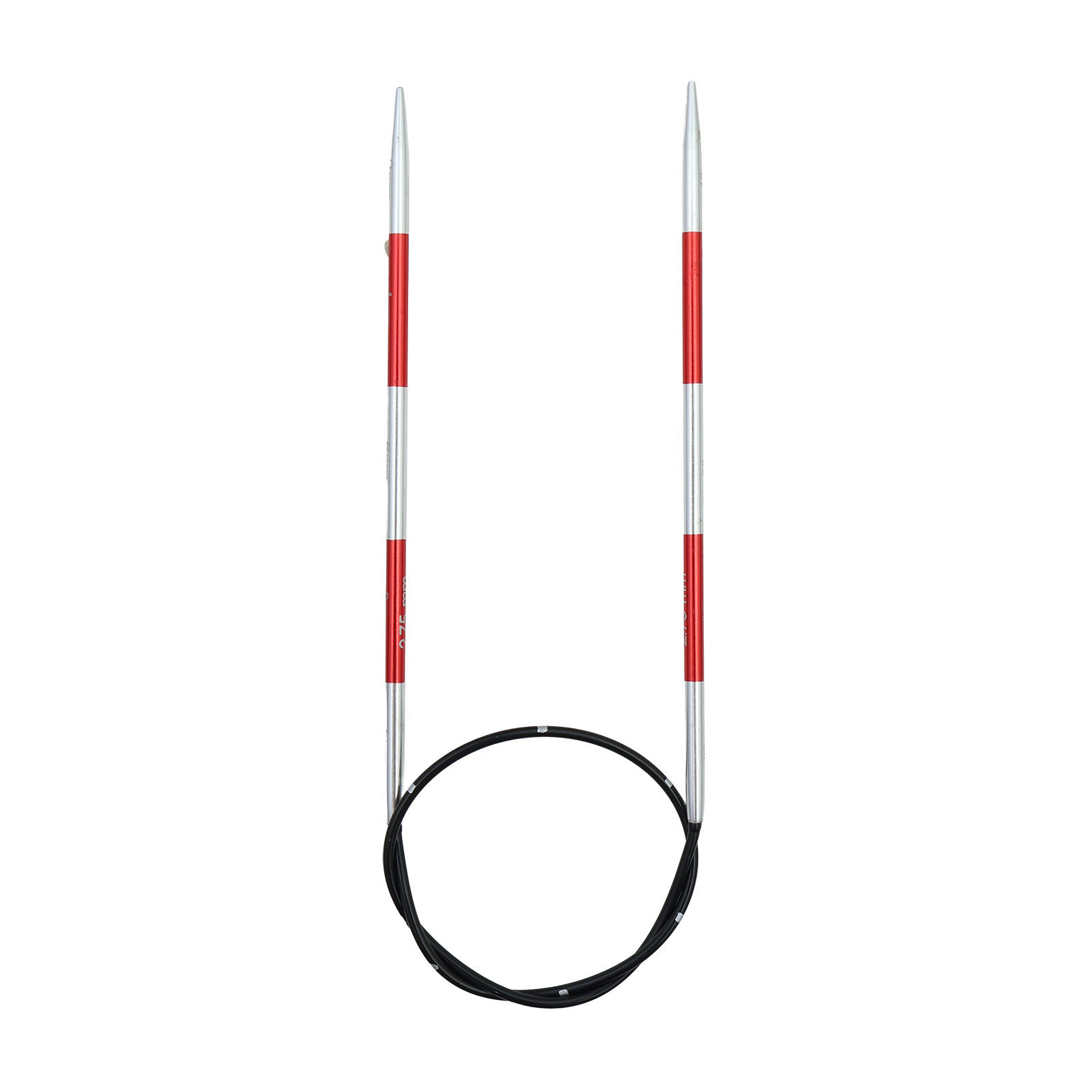 KnitPro 42044 Smartsix Rondbreinaalden 40 cm (Rood) 2,75 mm - Kaart