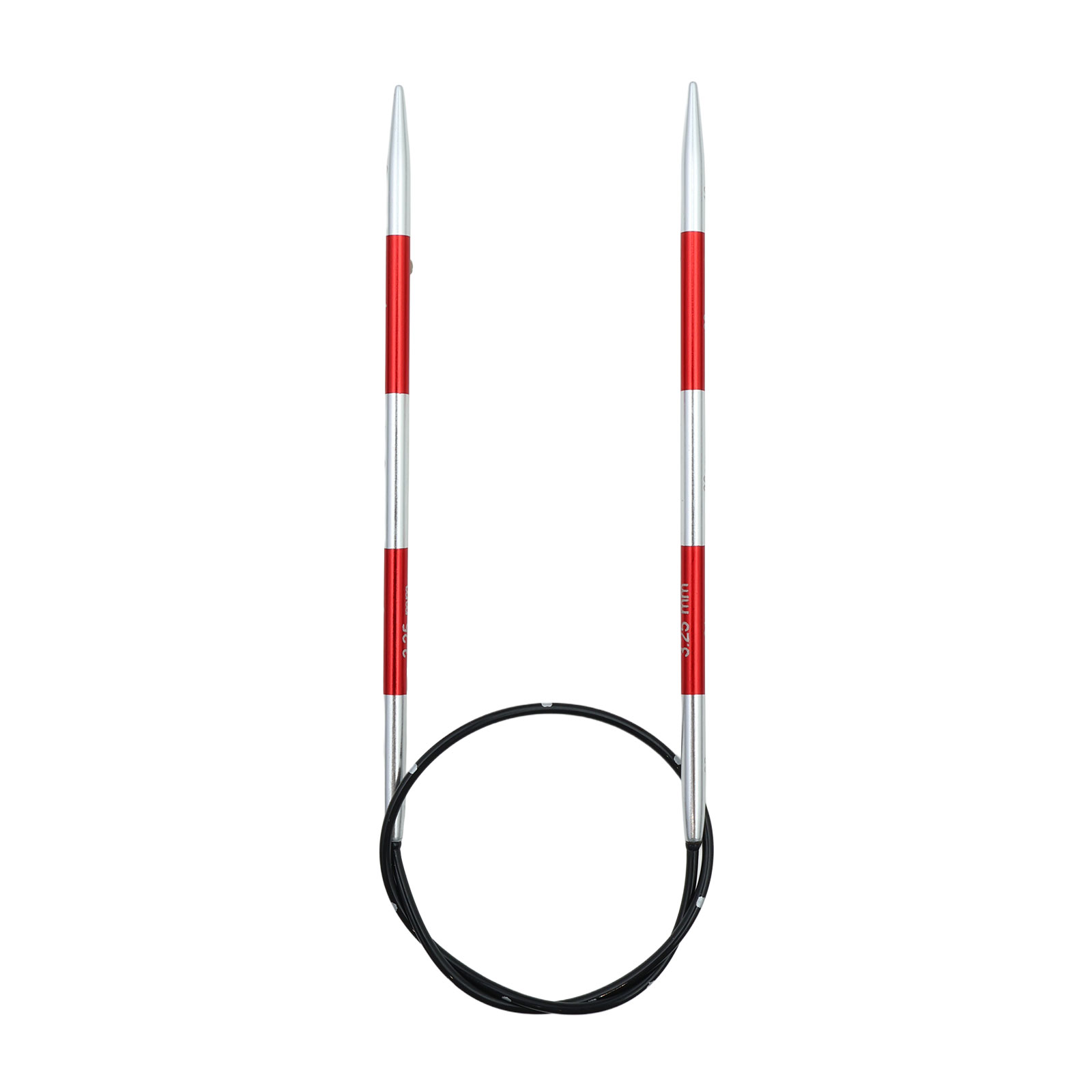 KnitPro 42046 Smartsix Rondbreinaalden 40 cm (Rood) 3,25 mm - Kaart