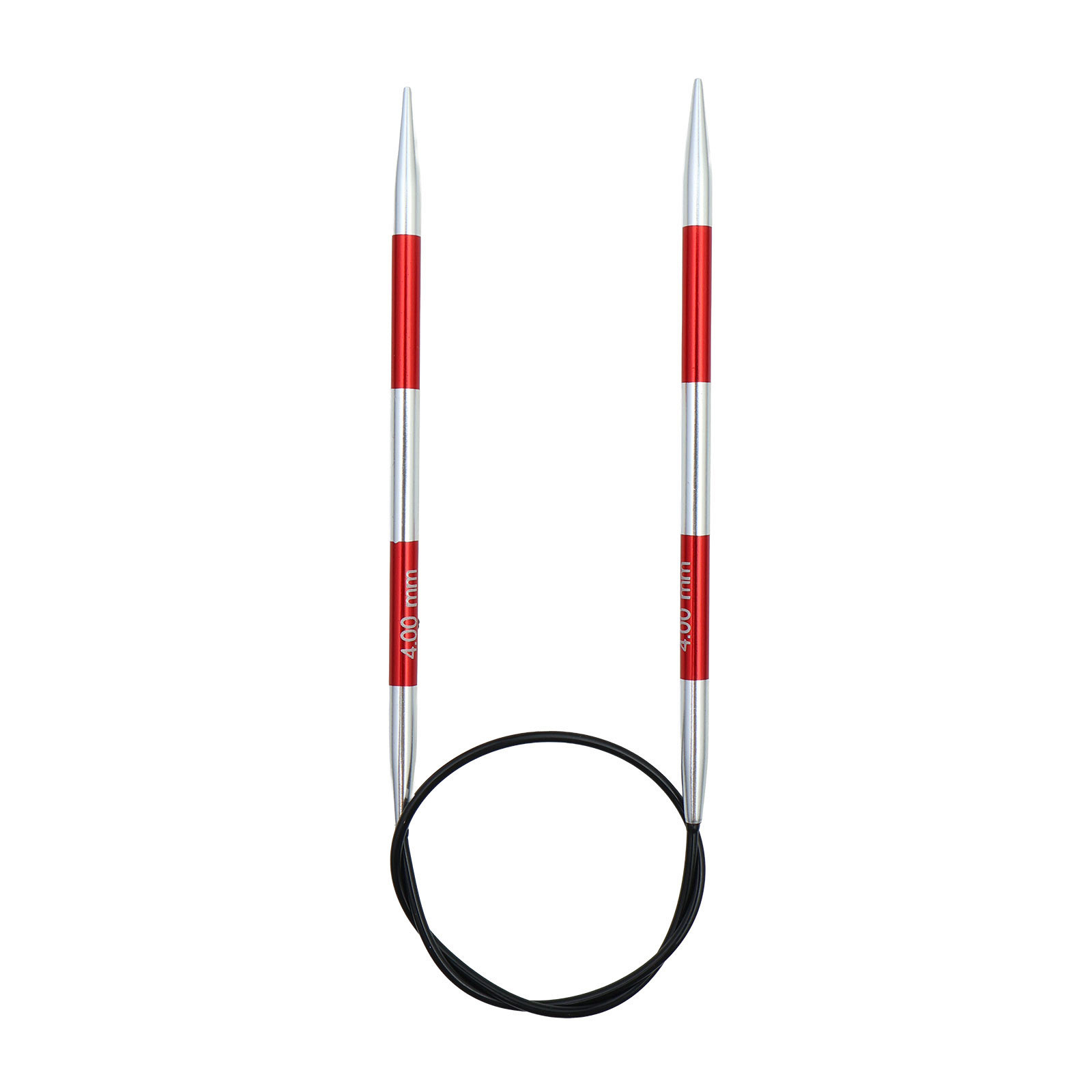 KnitPro 42049 Smartsix Rondbreinaalden 40 cm (Rood) 4,00 mm - Kaart