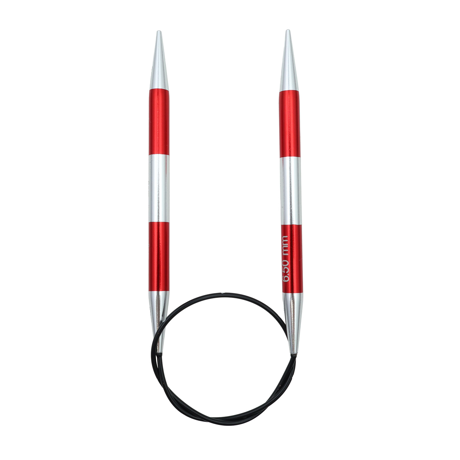 KnitPro 42054 Smartsix Rondbreinaalden 40cm (Rood) 6.50mm - Kaart