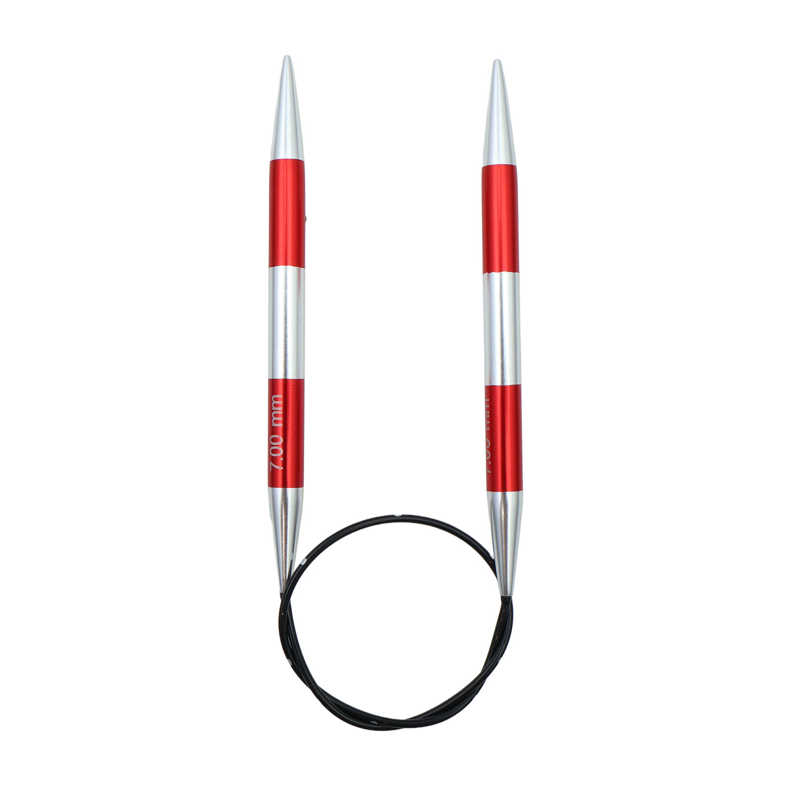 KnitPro 42055 Smartsix Rondbreinaalden 40 cm (Rood) 7,00 mm - Kaart