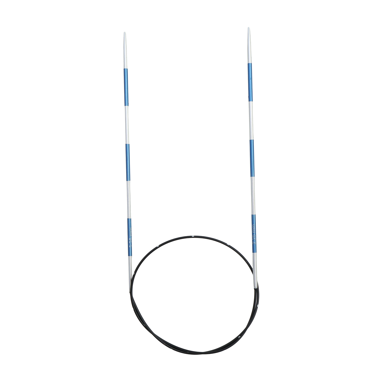 KnitPro 42062 Smartsix Rondbreinaalden 60 cm (Blauw) 2,25 mm - Kaart