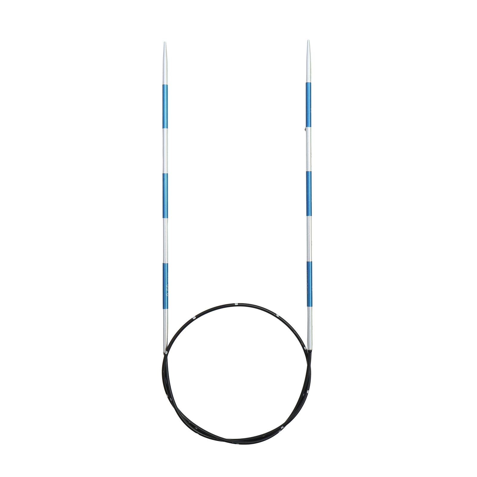 KnitPro 42063 Smartsix Rondbreinaalden 60 cm (Blauw) 2,50 mm - Kaart