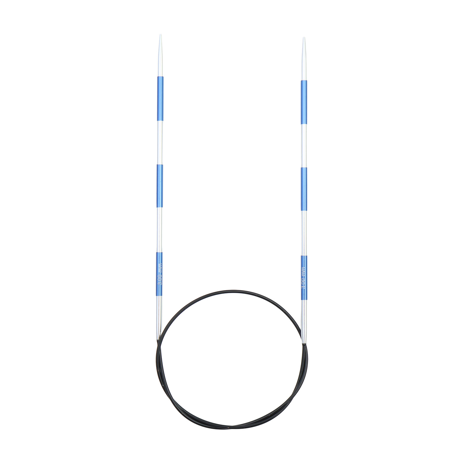 KnitPro 42065 Smartsix Rondbreinaalden 60 cm (Blauw) 3,00 mm - Kaart