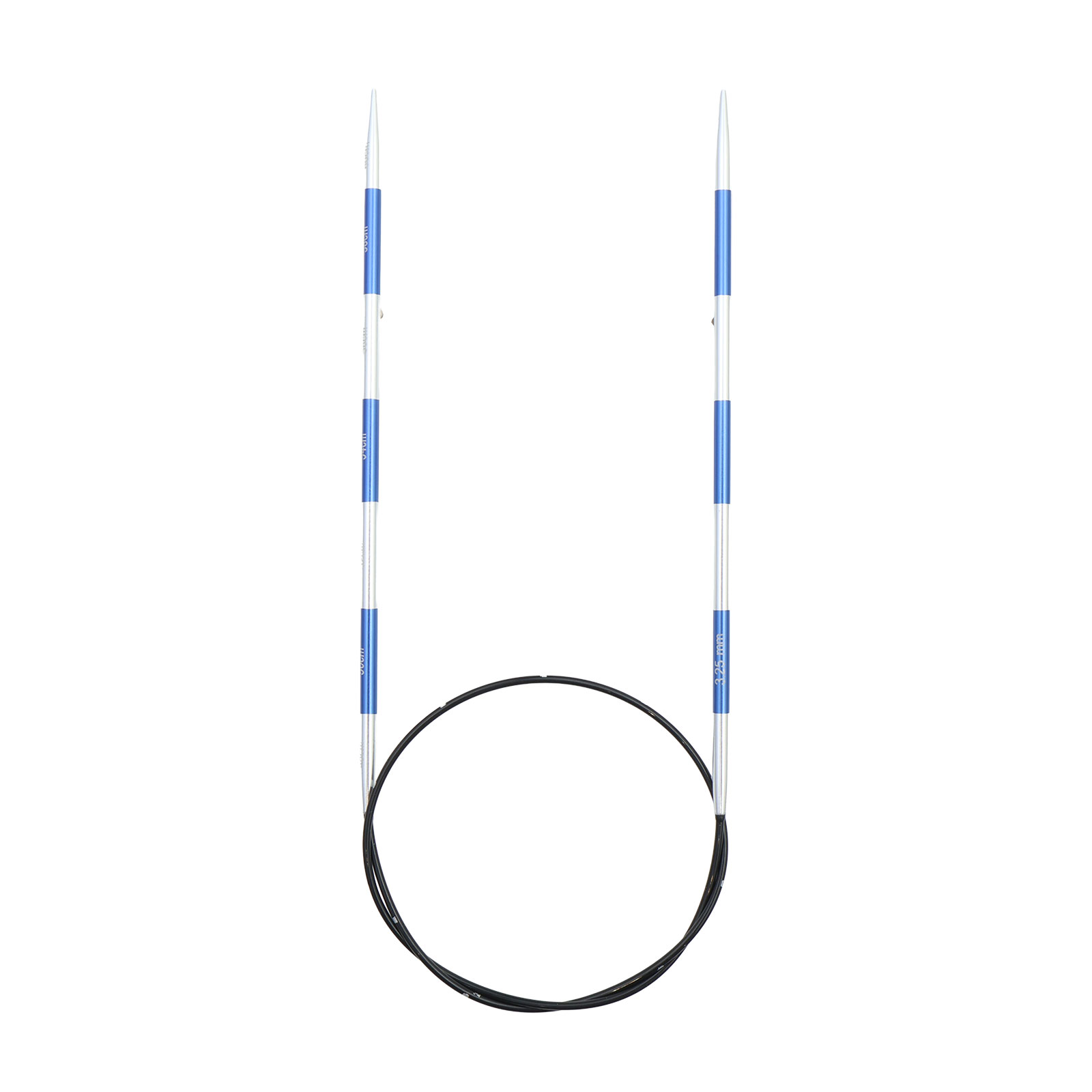 KnitPro 42066 Smartsix Rondbreinaalden 60 cm (Blauw) 3,25 mm - Kaart